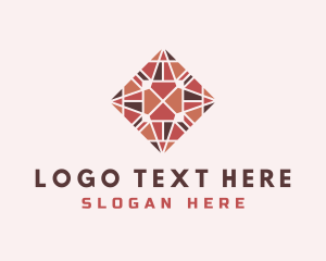 Floor Tile Pattern Logo