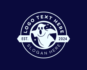 Evil - Haunting Spooky Ghost logo design