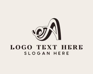 Letter A - Fashion Tailor Boutique logo design
