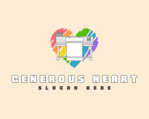 Heart Printing Press logo design