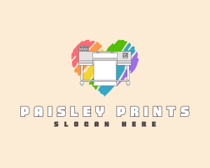 Heart Printing Press logo design
