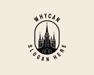 Tourist - Cathedral Church Architecture logo design