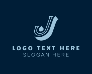 Business - Classic Italic Letter J logo design