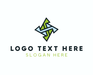 Abstract - Blade Star Business Company logo design
