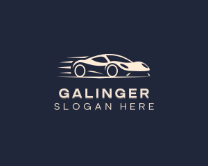 Fast Racing Car Logo