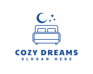 Night Bedroom Comfort logo design