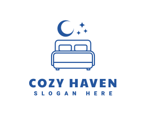 Hostel - Night Bedroom Comfort logo design