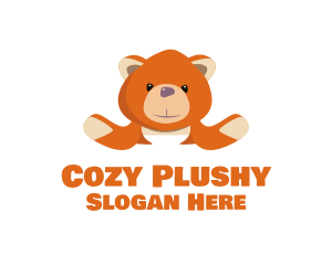 Teddy Bear Stuffed Toy logo design