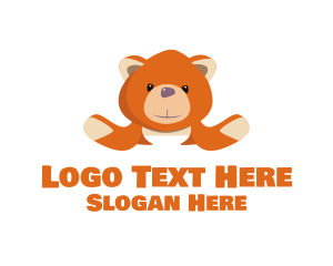 Torn - Teddy Bear Stuffed Toy logo design