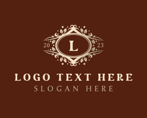 Events - Floral Wedding Planner Stylish logo design