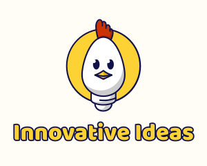 Creativity - Chicken Egg Incubator logo design
