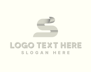 Fold - Generic Origami Startup Letter S logo design