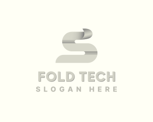 Fold - Generic Origami Startup Letter S logo design