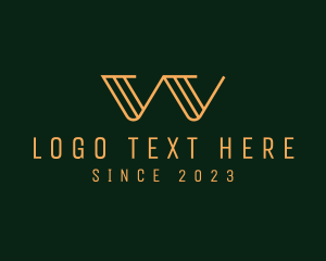 Paralegal - Professional Business Letter W logo design