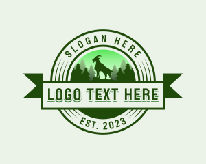 Vet - Goat Dairy Livestock logo design