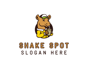 Shake - Camel Juice Drink logo design