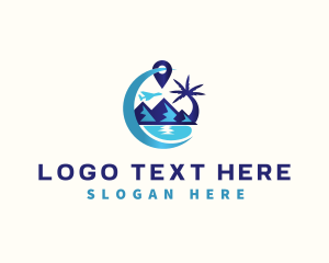 Swim - Travel Vacation Tour logo design