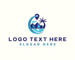 Shore - Travel Vacation Tour logo design