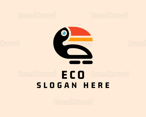 Zoo Toucan Bird Logo