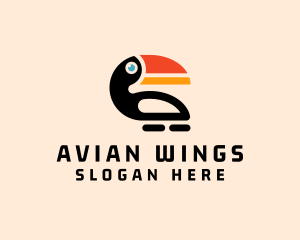 Zoo Toucan Bird  logo design