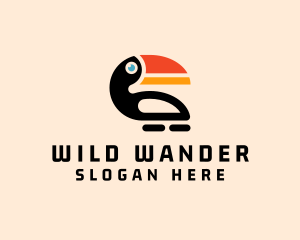 Zoo Toucan Bird  logo design