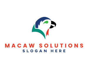Macaw - Bird Animal Pet logo design