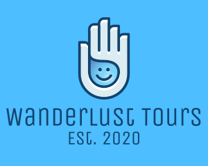 Happy Hand Sanitizer Liquid logo design