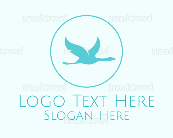 Blue Bird Flying Logo | BrandCrowd Logo Maker