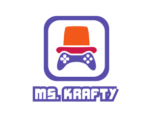 Gentleman - Orange Hat Gaming logo design