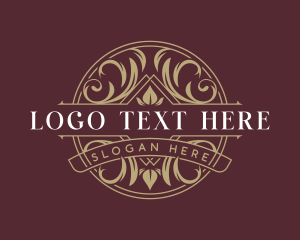 Ornamental  Luxury Crest logo design