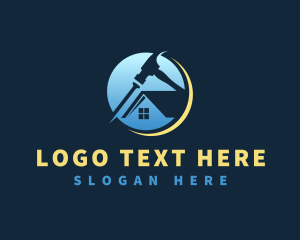 Utility - Home Renovation Hammer logo design