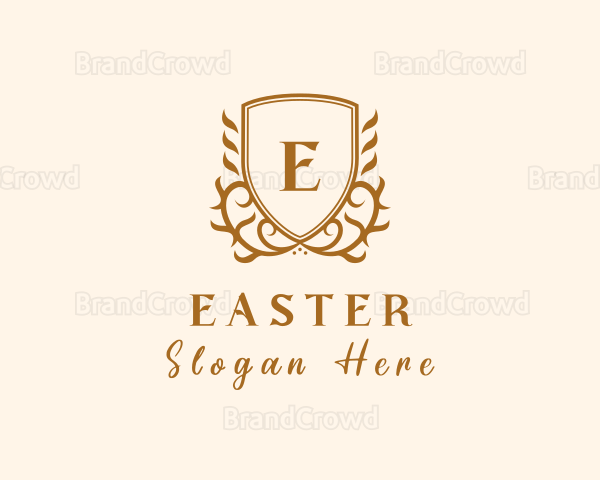 Elegant Deluxe Boutique Shield Logo