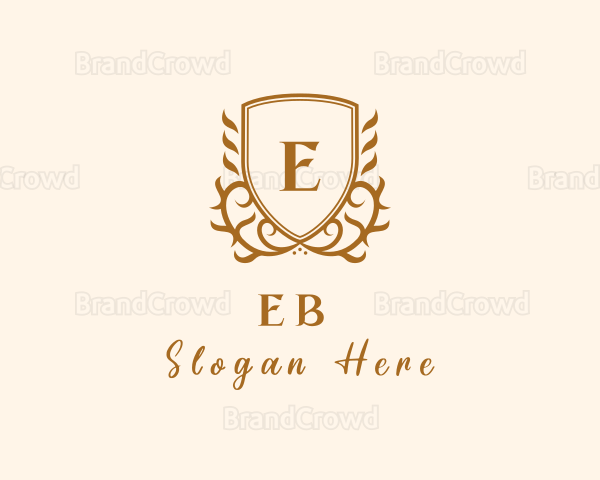 Elegant Deluxe Boutique Shield Logo