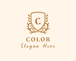 Elegant Deluxe Boutique Shield Logo