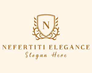 Elegant Deluxe Boutique Shield logo design