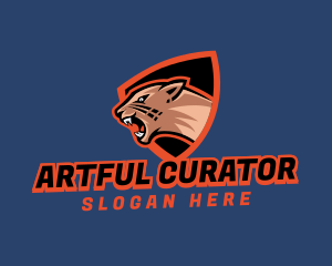 Cougar Gaming League logo design