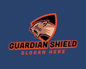 Shield - Cougar Shield League logo design