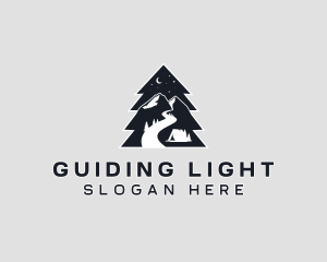 Pine Tree Mountaineering logo design