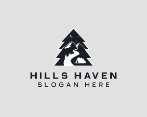 Pine Tree Mountaineering logo design