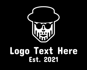 Beard - Shades Hat Man logo design