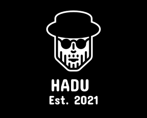 Human - Shades Hat Man logo design