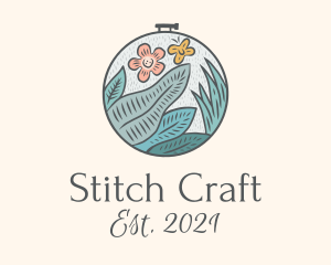 Embroidery - Garden Nature Embroidery logo design