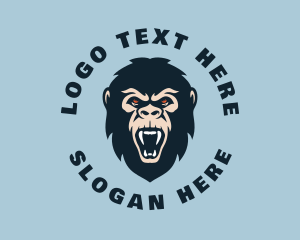 Angry - Angry Wild Gorilla logo design