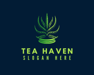 Royal Herb Leaf logo design