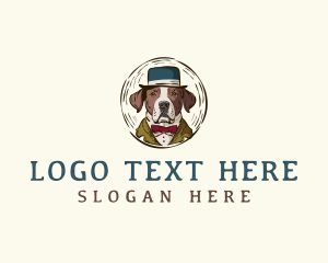 Dog Pet Grooming  Logo