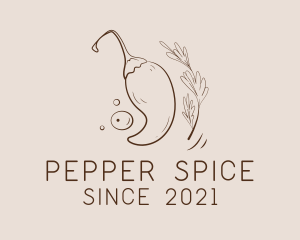 Pepper - Cooking Pepper Spice logo design