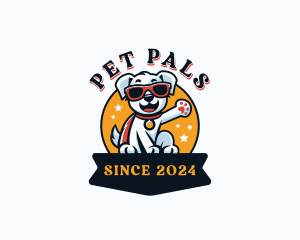 Cartoon Dog Pet logo design