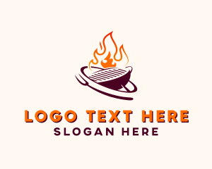 Steakhouse - Flame Bistro Grill logo design