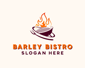 Flame Bistro Grill logo design