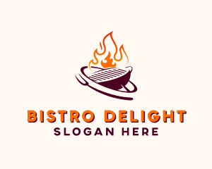 Flame Bistro Grill logo design